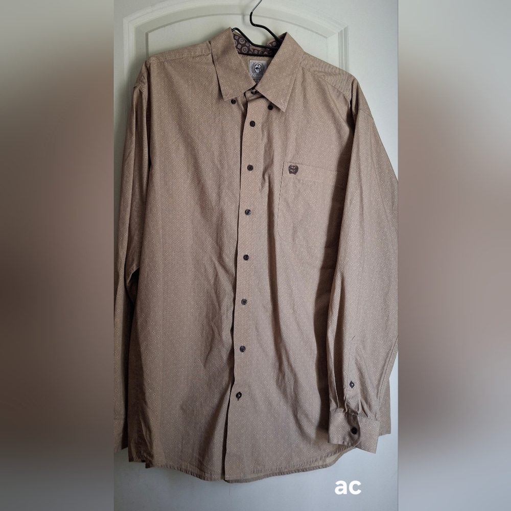 Cinch Men's Button-Down Western Sz M Western Rodeo Country
